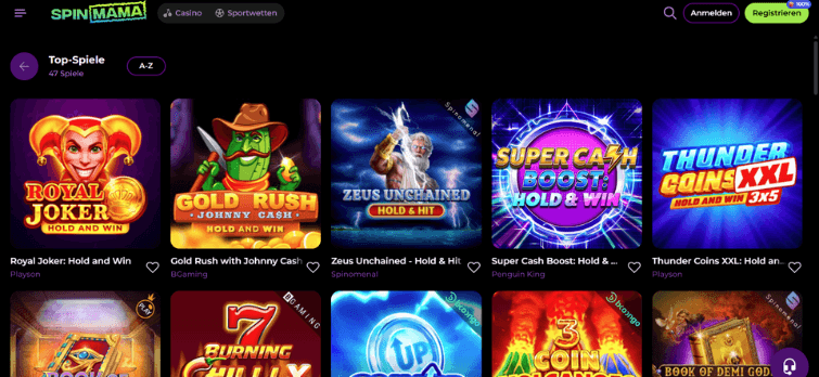 Spinmama Casino - Twoje miejsce na ekscytującą zabawę i wygrane!